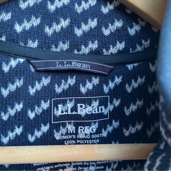 L. L. Bean Women’s Synchilla Pullover Sweatshirt Rare Print - Picture 4 of 6